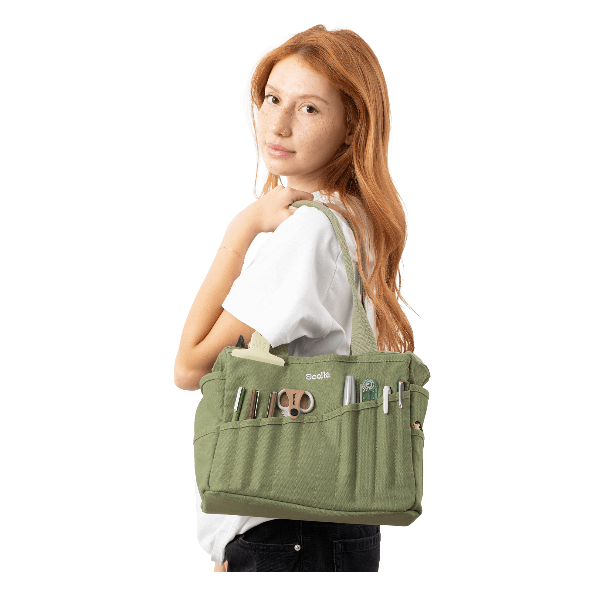 Marina 30-Pocket Stationery/Artist Tote