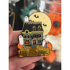 Haunted House Interactive Enamel Pin
