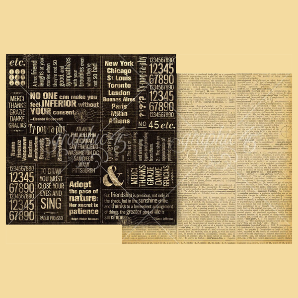 Typography Collection Keepsake Kits