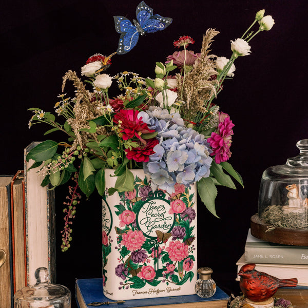 Secret Garden Large Book Vase