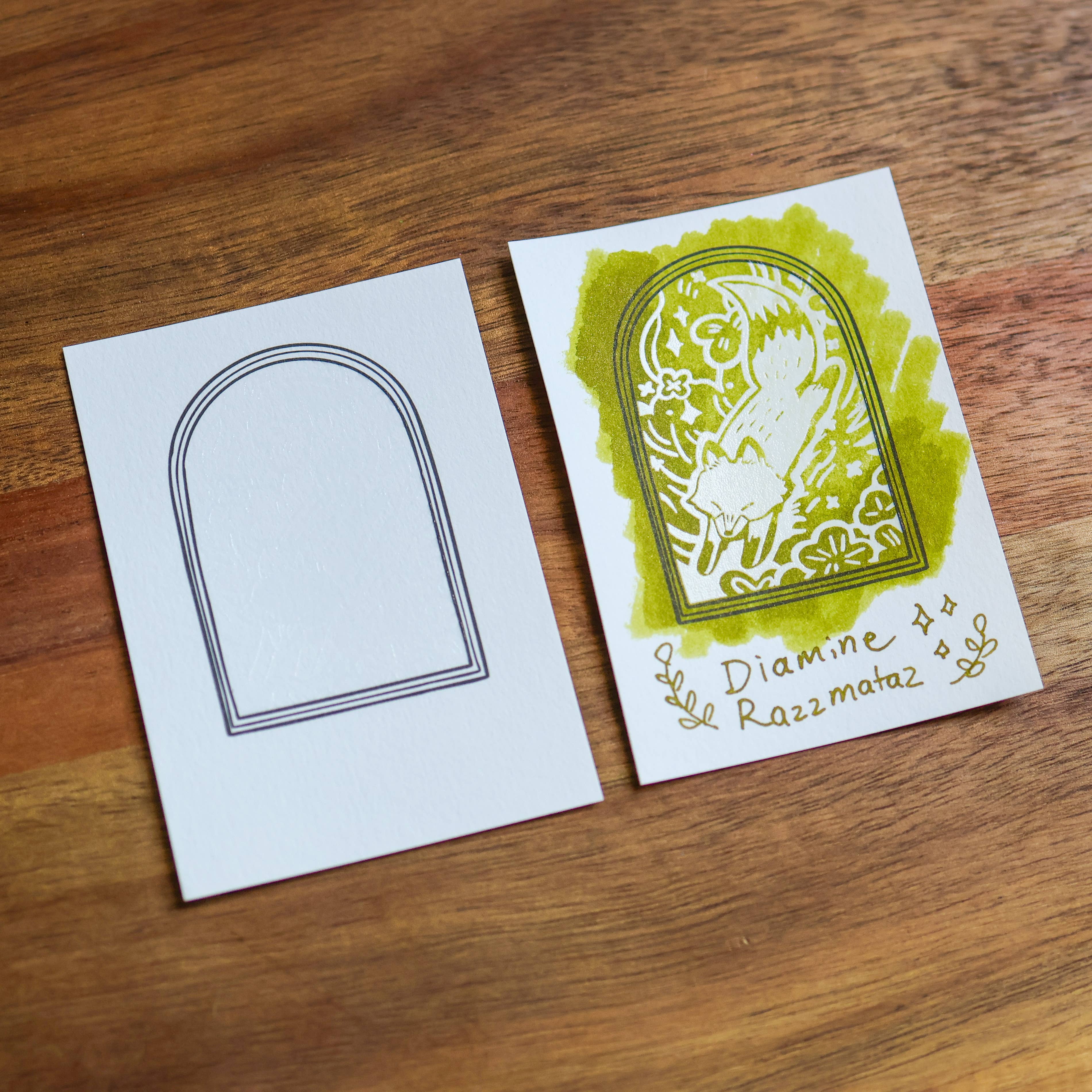 Flower Tales Ink Swatching Cards