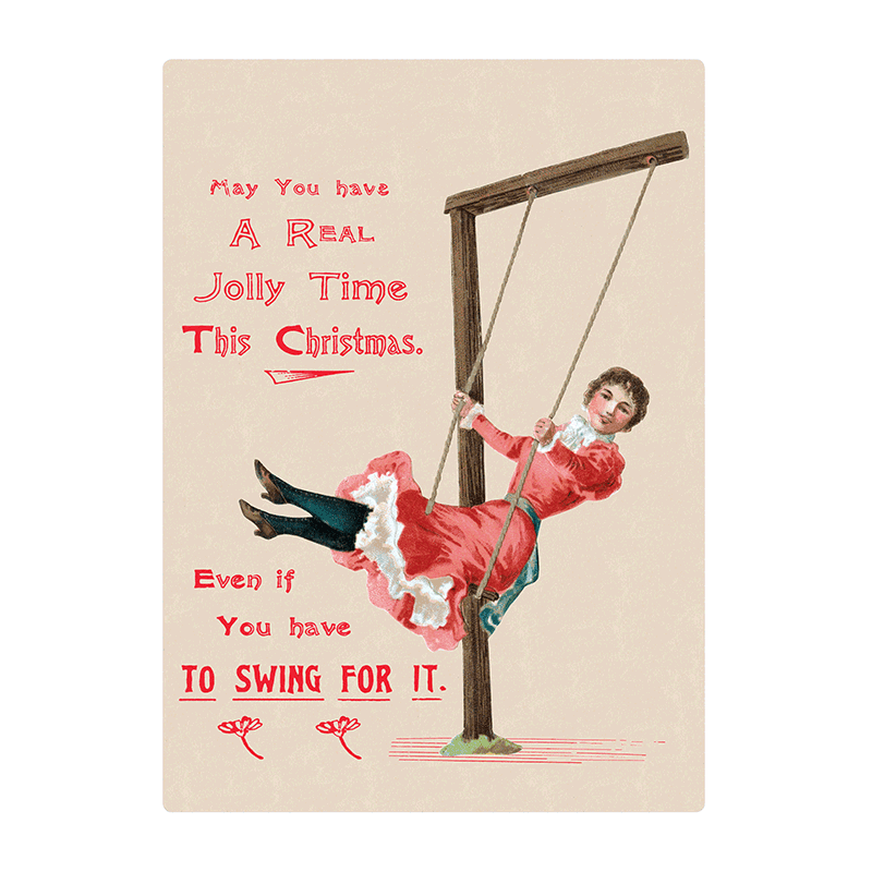 We Wish You a Crazy Christmas Postcard Book