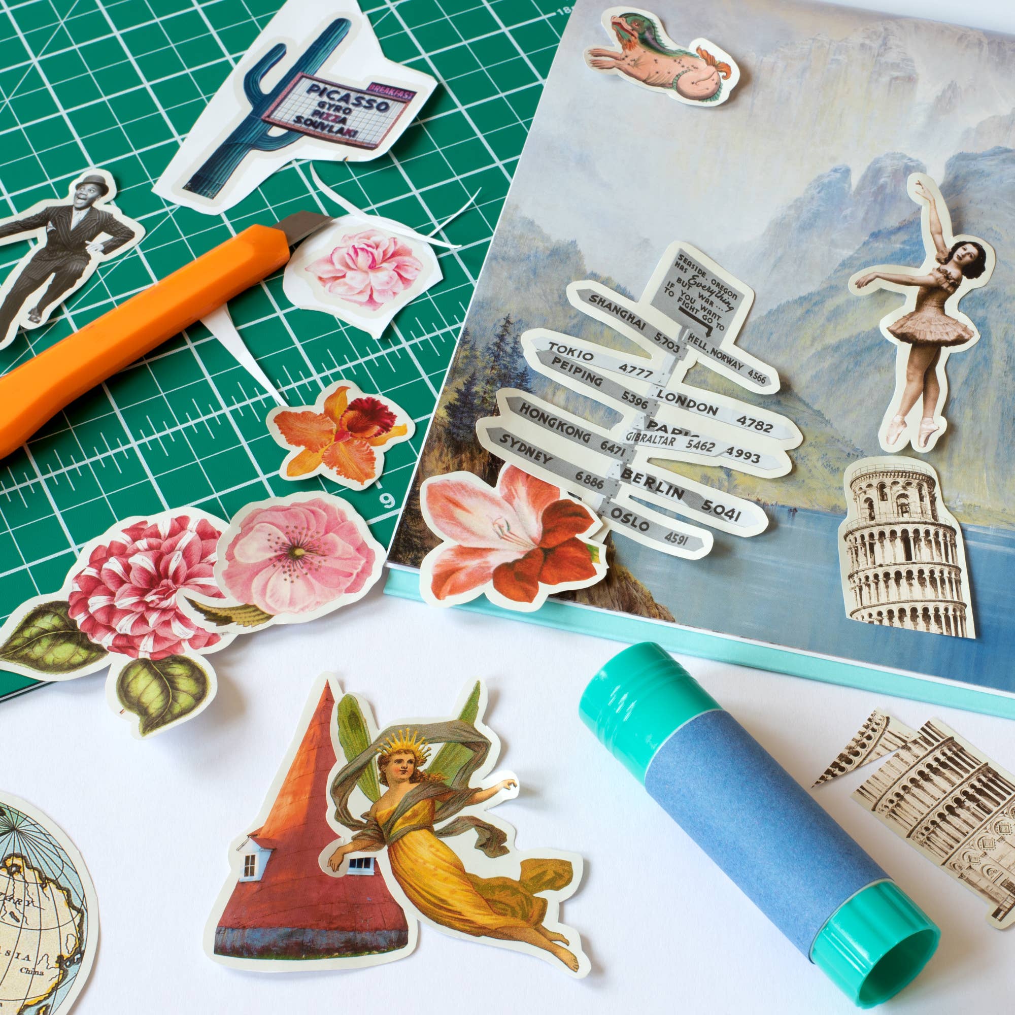 Cut Up This Book and Create Your Own Wonderland: 1,000 Unexpected Images for Collage Artists