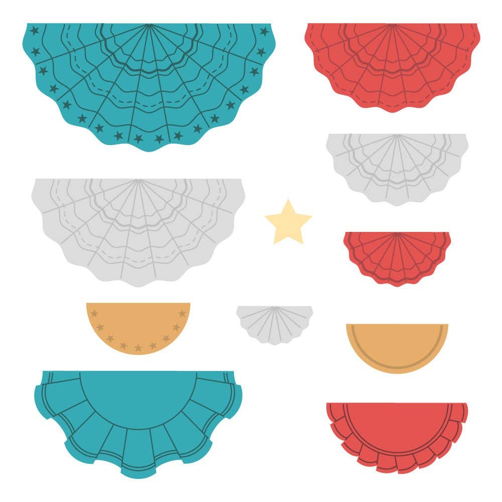 Bunting Lovely Layers Die Set