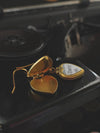 Lizzy & Darcy Heart Locket Earrings