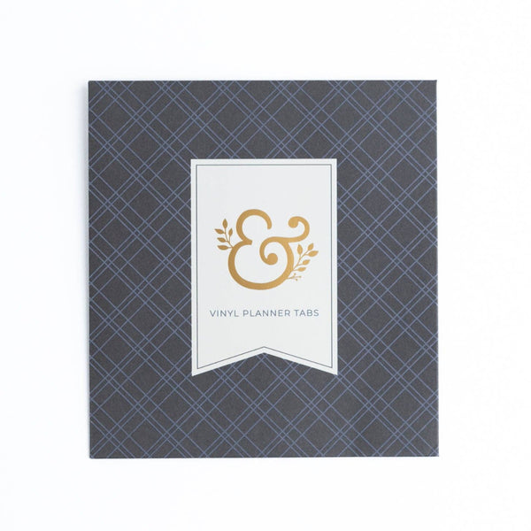 Grayscale Vinyl Planner Tabs