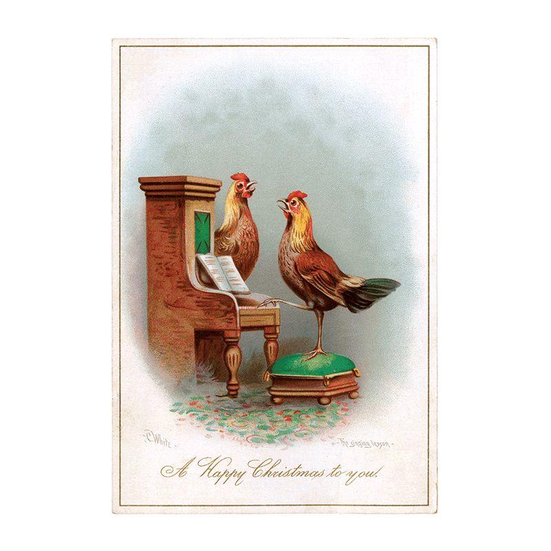 We Wish You a Crazy Christmas Postcard Book