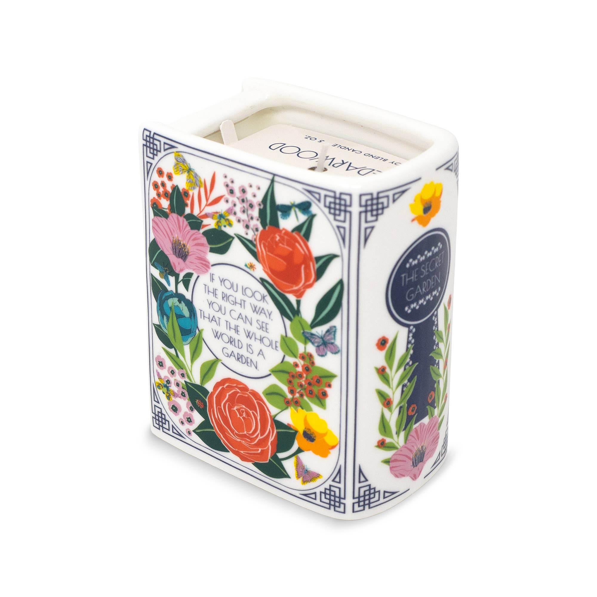 Secret Garden Book Candle | Jasmine & Cedarwood