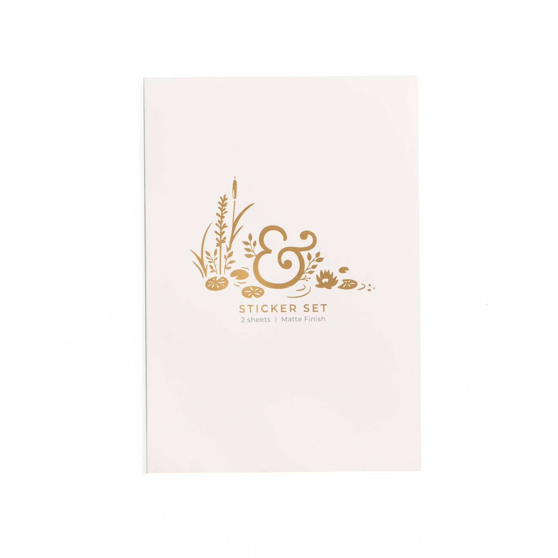 Swan Pond Sticker Set