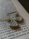 Lizzy & Darcy Heart Locket Earrings