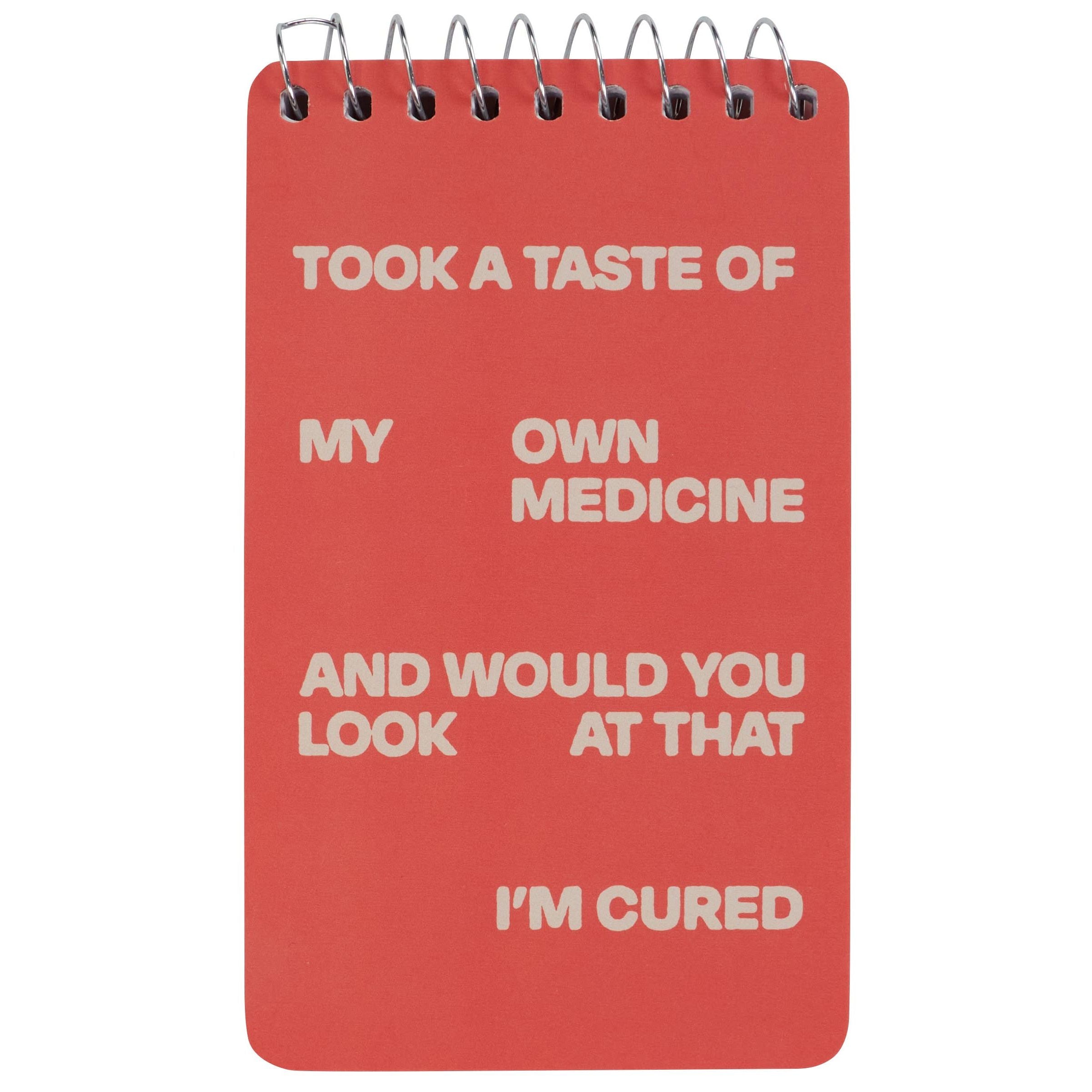 My Own Medicine Spiral Pocket Notepad