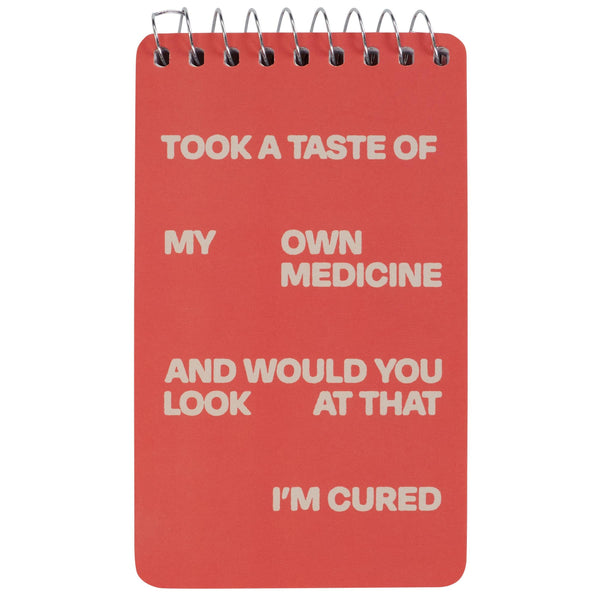 My Own Medicine Spiral Pocket Notepad