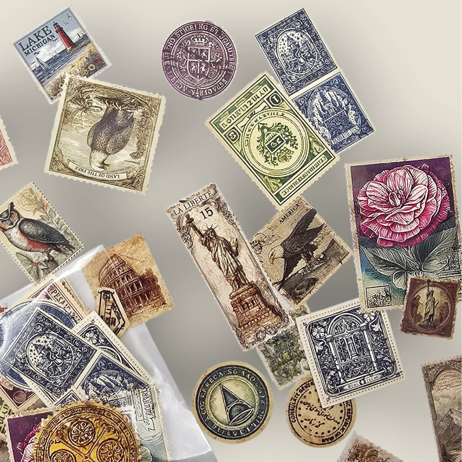 Stamps Paper Cutouts