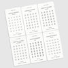 {coming soon!} Lifestyle Transparent Mini Icon Stickers