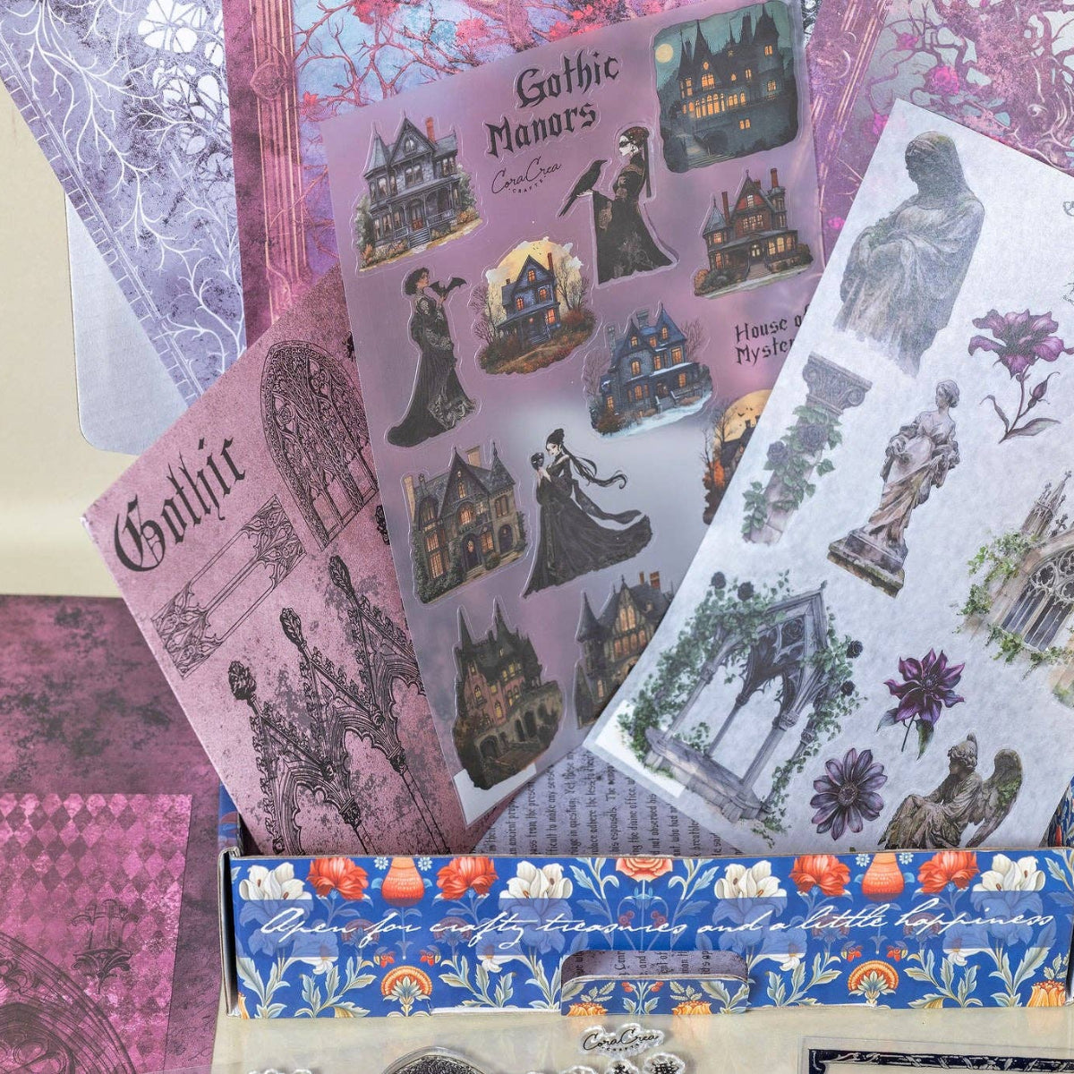 {coming soon!} Gothic Craft & Stationery Box