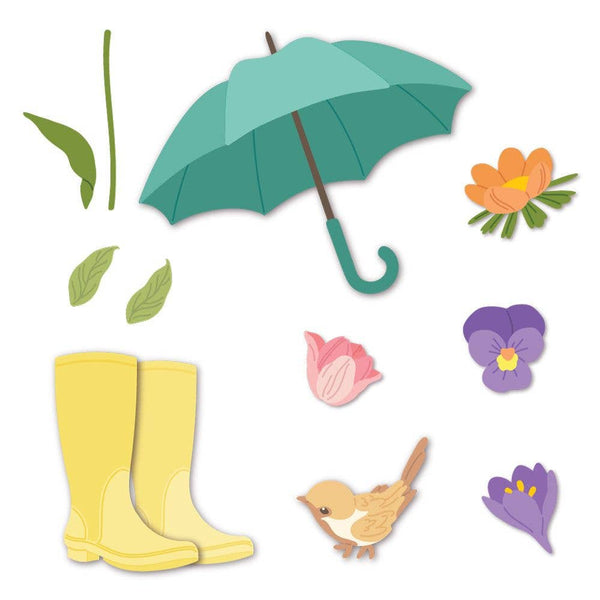 April Showers Lovely Layers Die Set