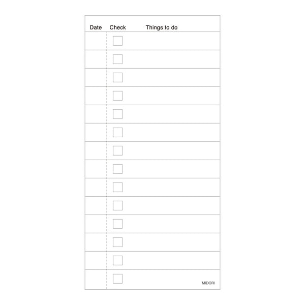 Navy To Do List Memo Pad