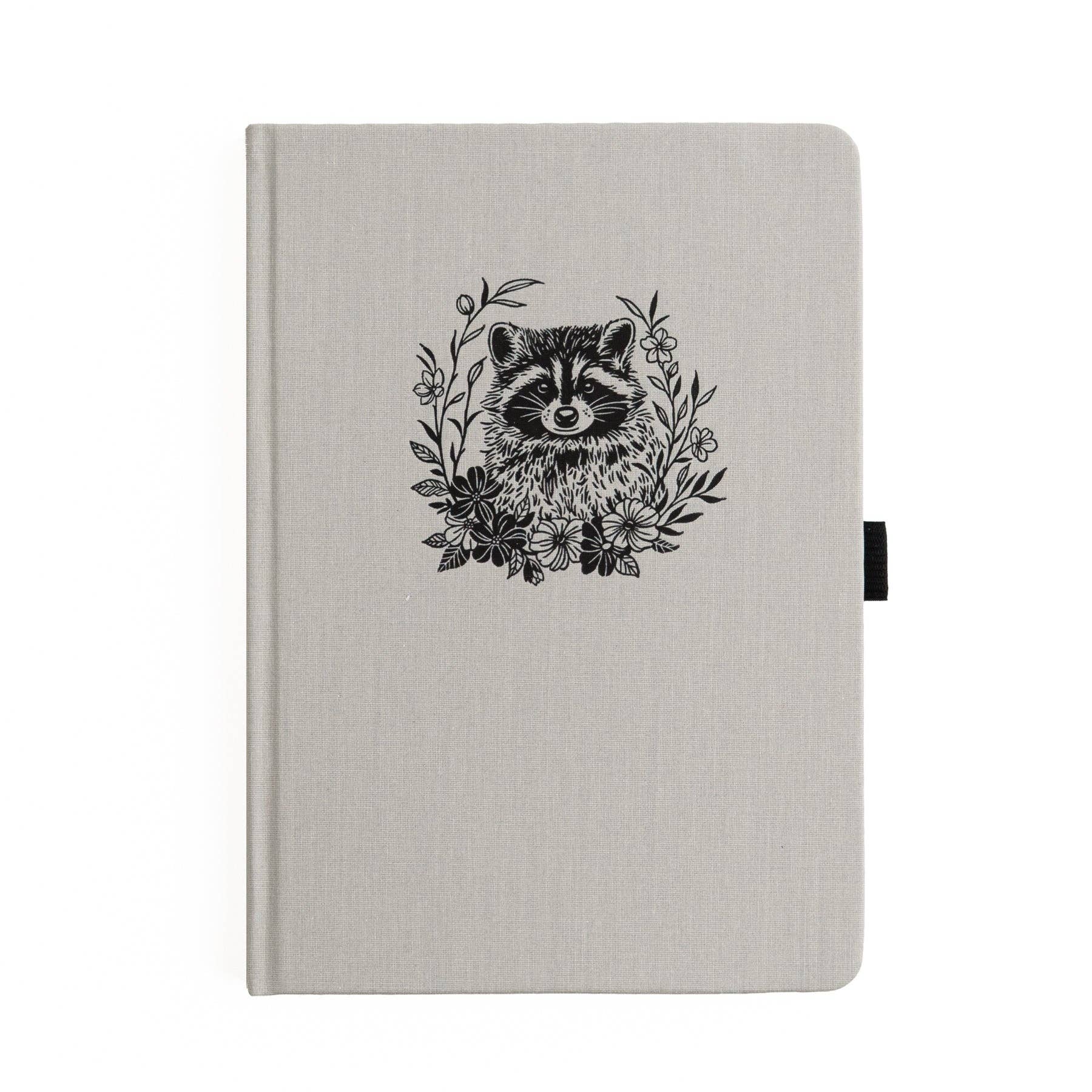 Radiant Raccoon A5 Lined Hardcover Notebook
