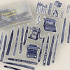 Fountain Pens Clear Sticker Set