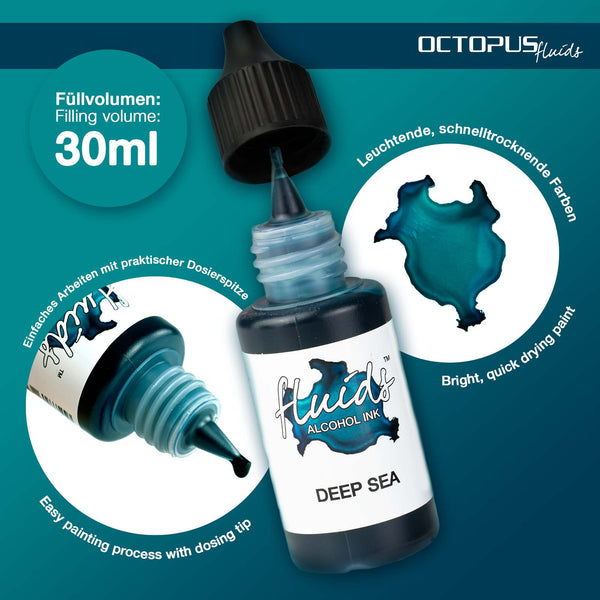 Deep Sea Alcohol Ink