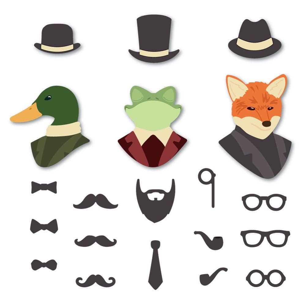 Gentlemen Gallery Wall Add-on Stand-Alone Die Set