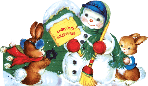 Christmas Cheer Die Cut Greeting Card Packet