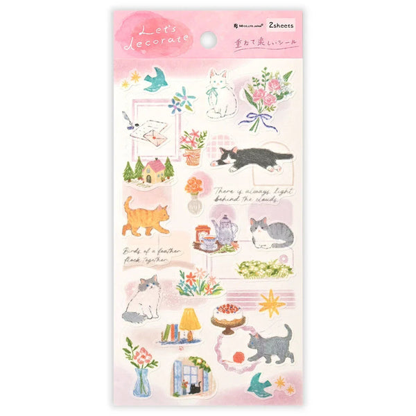 Cats Deco Time Layering Stickers