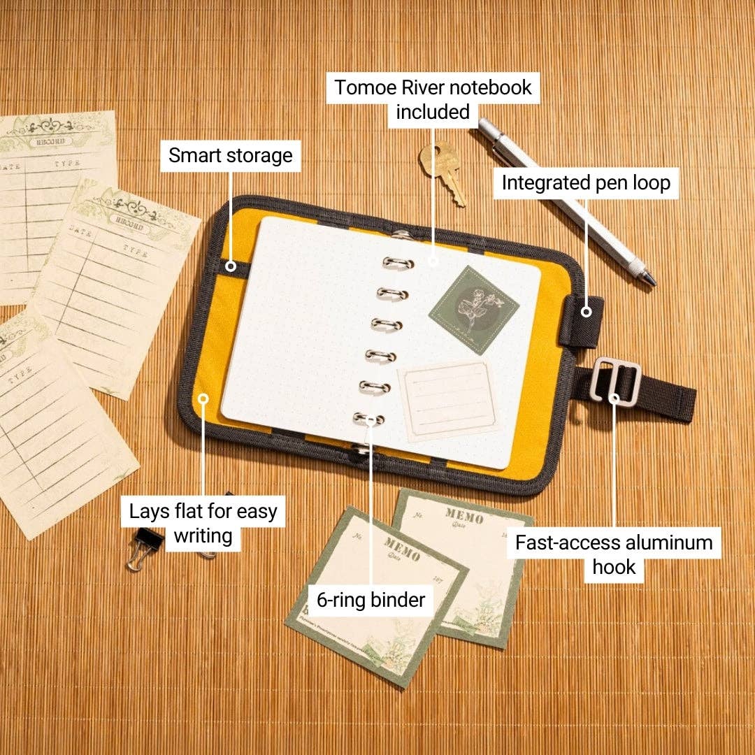Field Binder A7 6-Ring Travel Journal