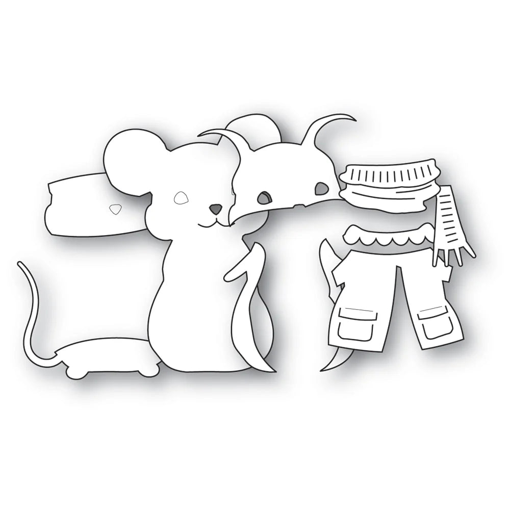 Town Mouse Craft Die Set