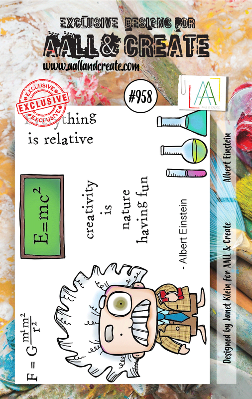 Albert Einstein A7 Stamp Set No. 958