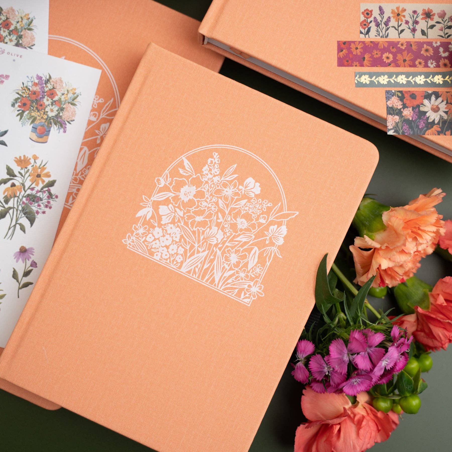 Wildflower Frame A5 Hardcover Notebooks