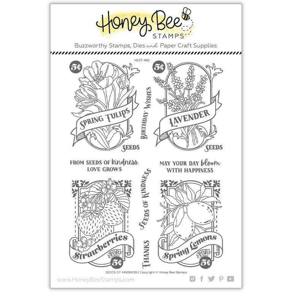 Seeds Of Kindness 6" x 8" Photopolymer Stamp Set {Retired}