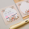 Jackalope's Garden Cream Sticky Notes
