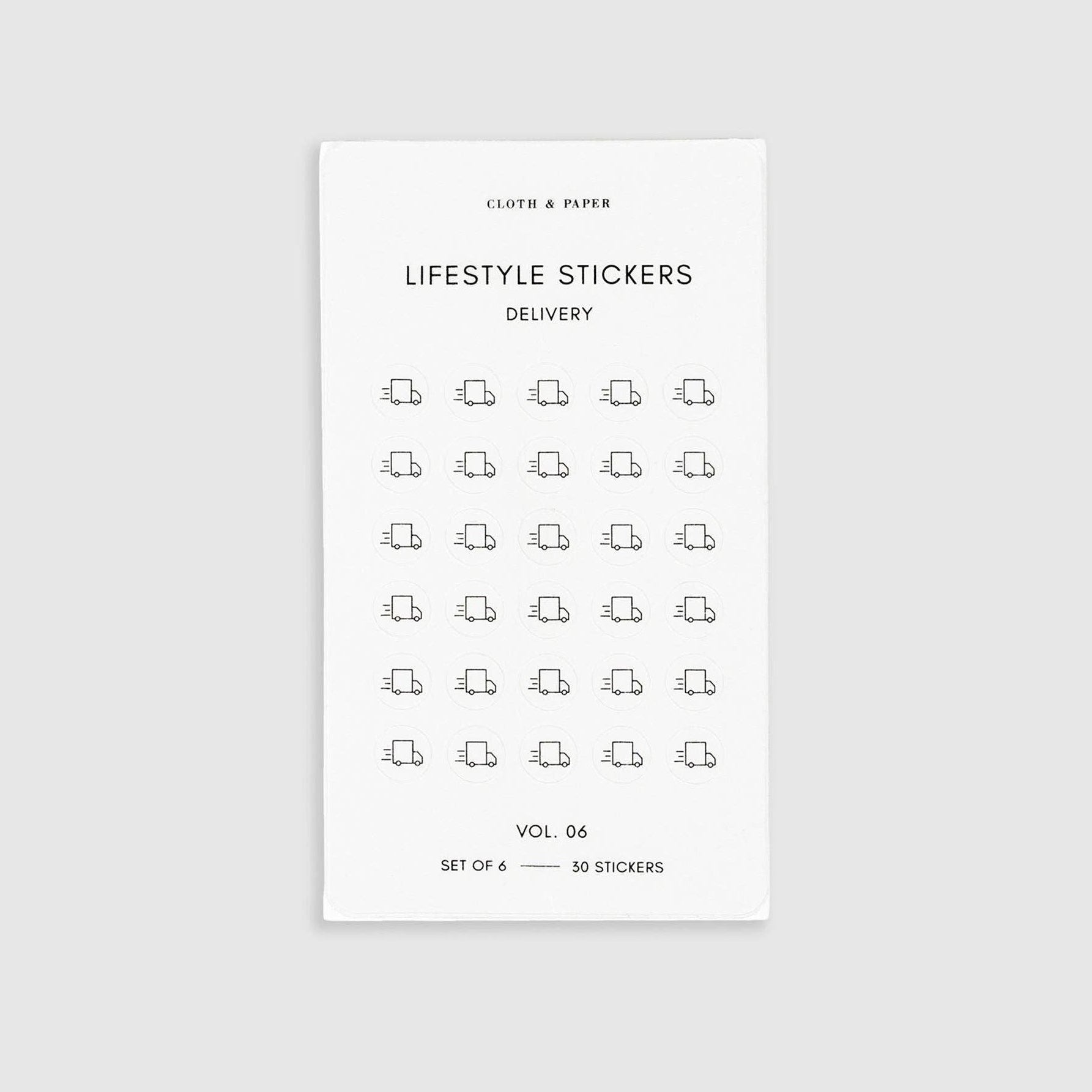 {coming soon!} Lifestyle Transparent Mini Icon Stickers