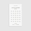 {coming soon!} Lifestyle Transparent Mini Icon Stickers