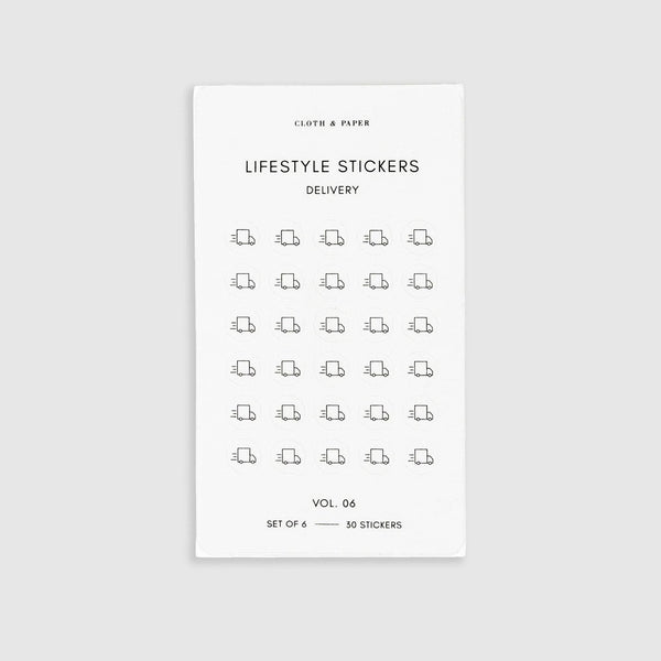 {coming soon!} Lifestyle Transparent Mini Icon Stickers