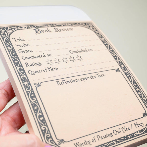 Book Review Notepad