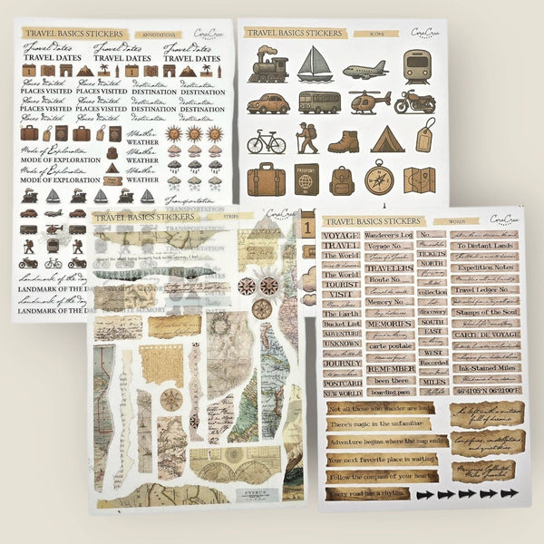 Travel Journal Stationery & Craft Kit