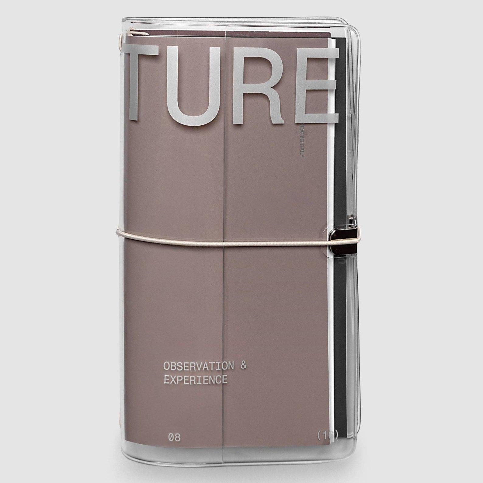 {coming soon!} Aperture Clear Vinyl Travel Notebook Cover