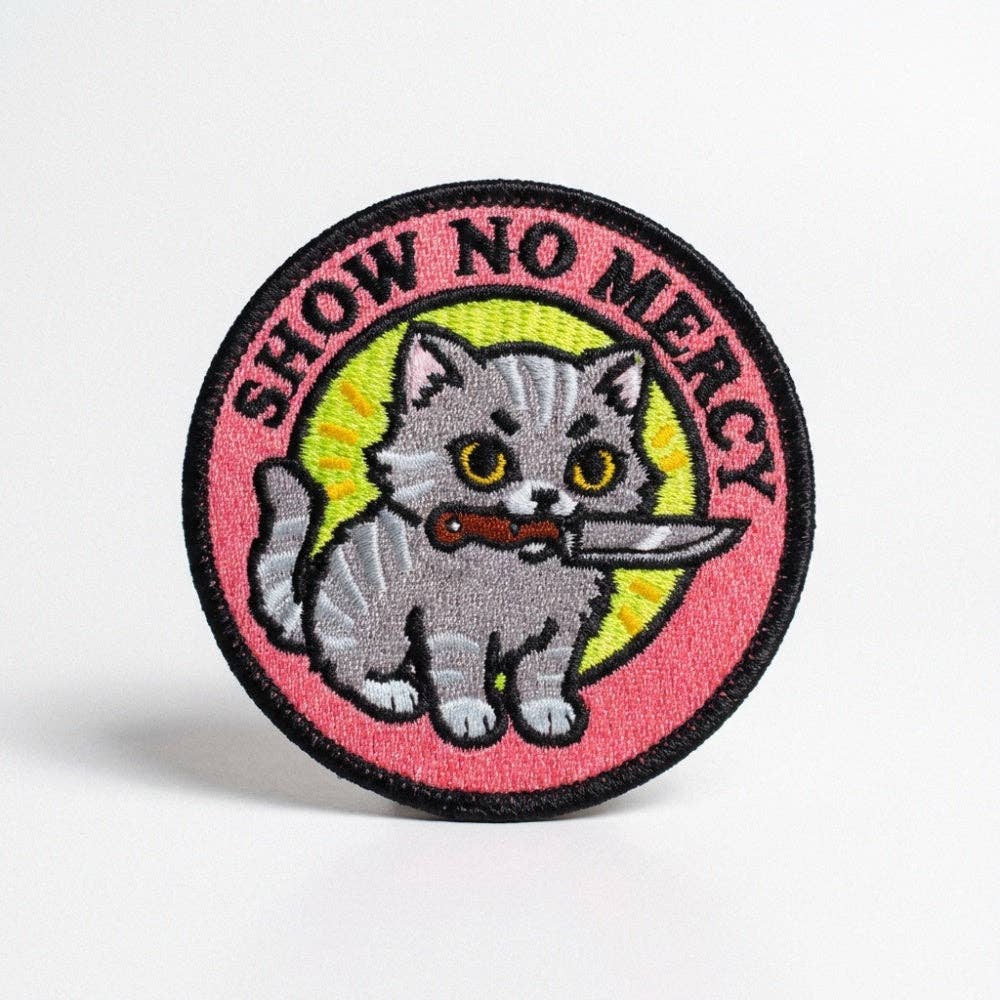 Show No Mercy Pink Murder Kitten Patch