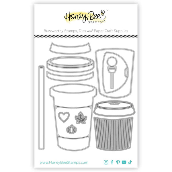 Coffee Cups w/ Swirls Die Bundle