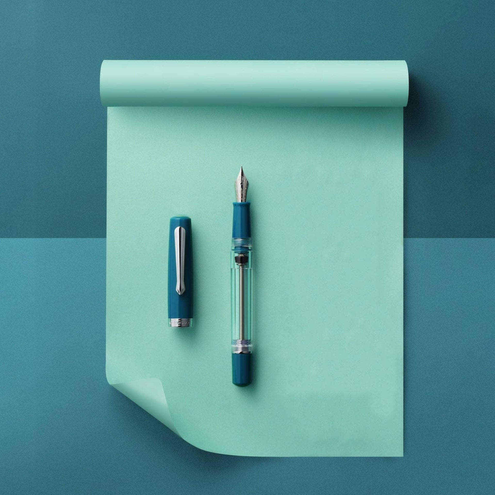 Aquamarine Vacuum Filler Original Plus Fountain Pen