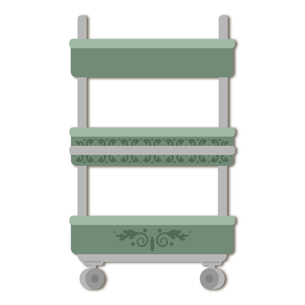 Craft Cart Lovely Layers Die Set