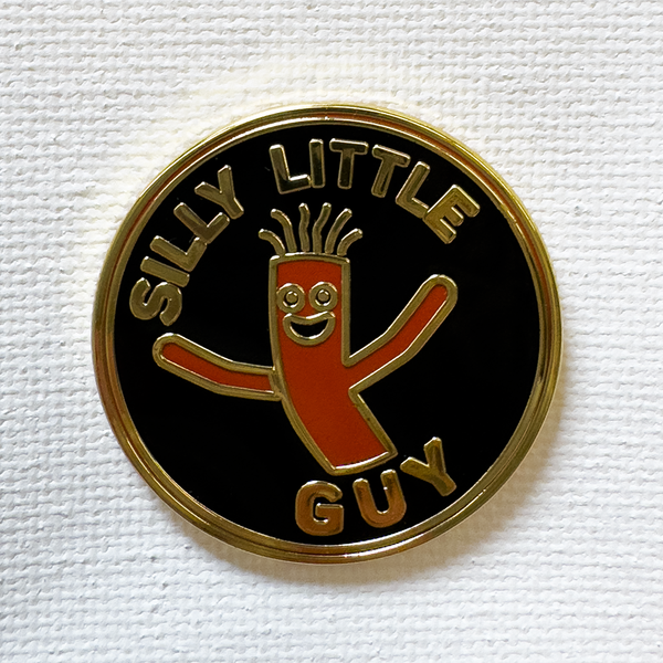 Silly Little Guy Enamel Pin