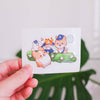 Newsletter Delivery Transparent Vinyl Sticker