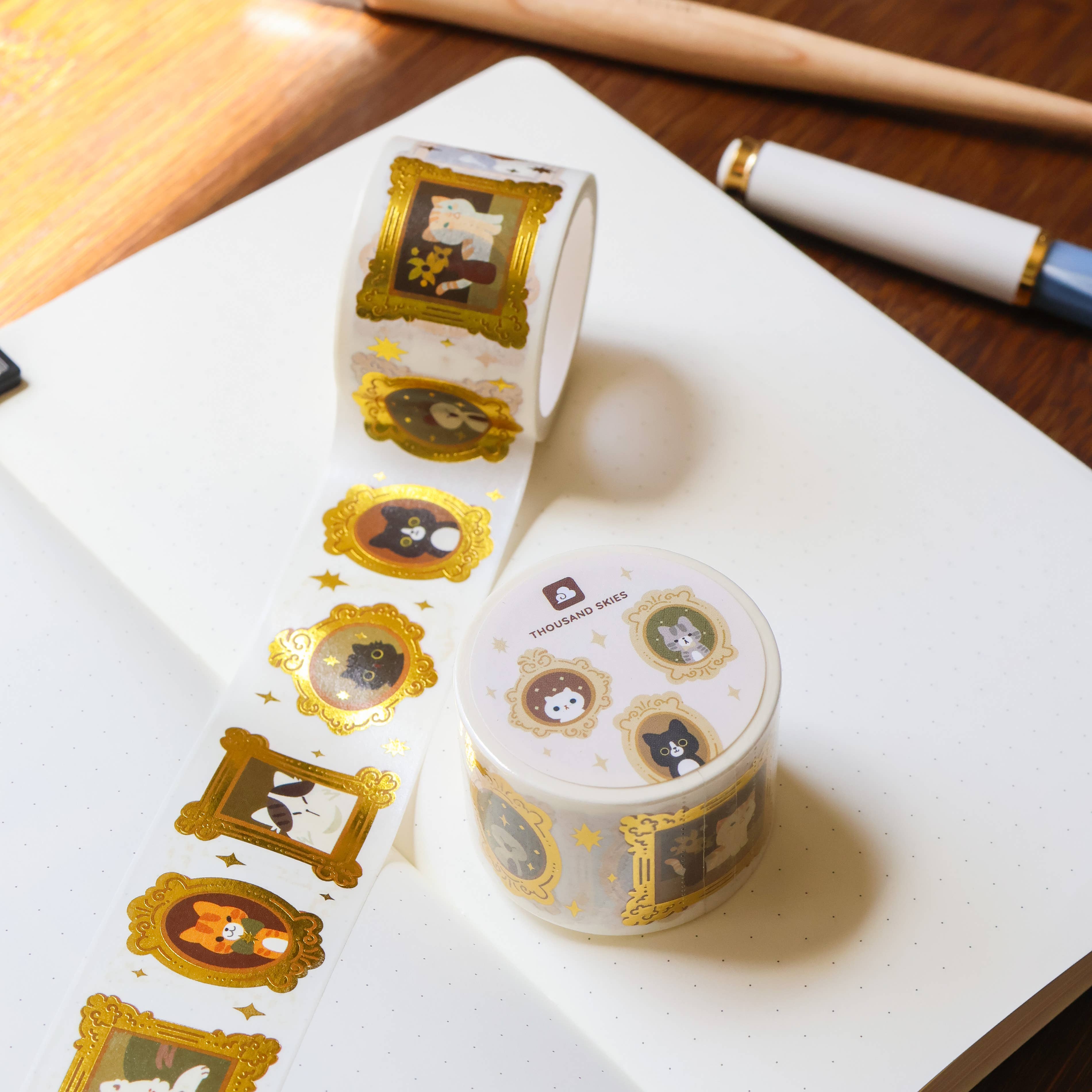 Grand Meowster Gallery 30mm Foiled Washi Tape
