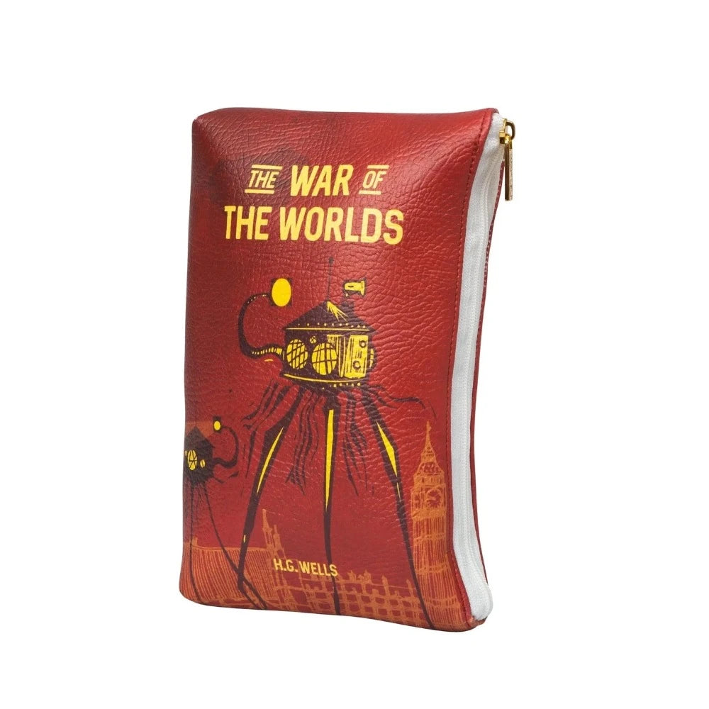 War of the Worlds Book Art Zipper Pouch