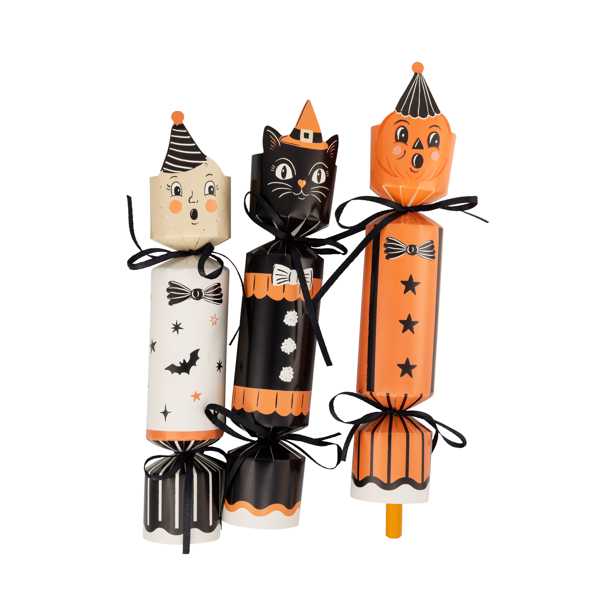 Vintage Halloween Characters Party Crackers