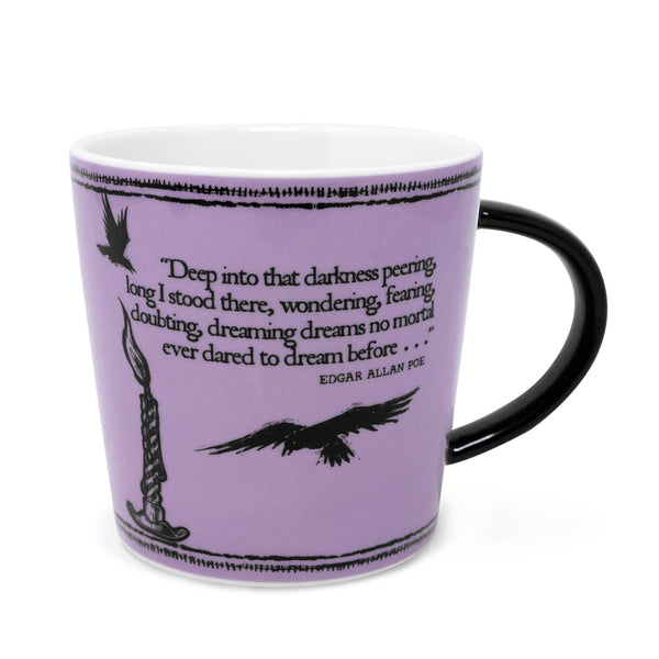 The Raven Ceramic Mug in Pale Purple