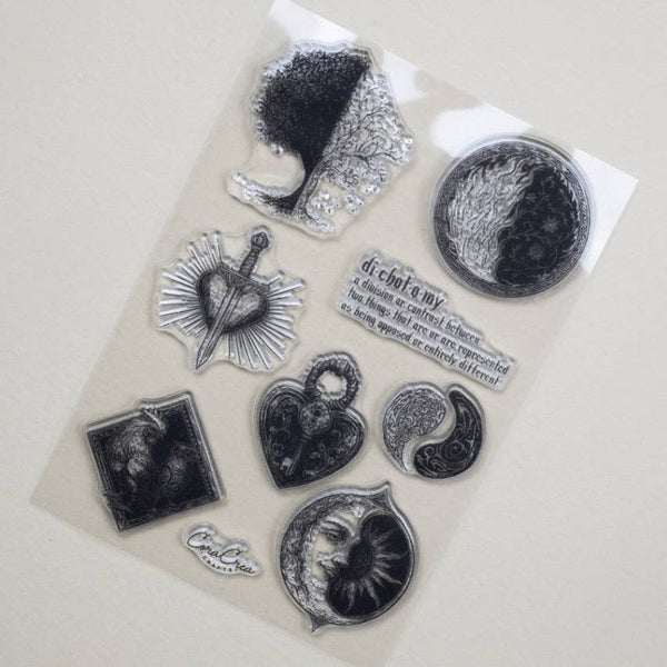 {coming soon!} Dichotomy Clear Stamp Set